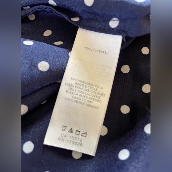 Joe Fresh polka dot ruffle dress with tie waist and adjustable straps. Women Lg. - Picture 4 of 7